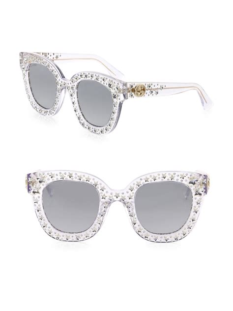 gucci crystal star sunglasses|gucci sunglasses sale or clearance.